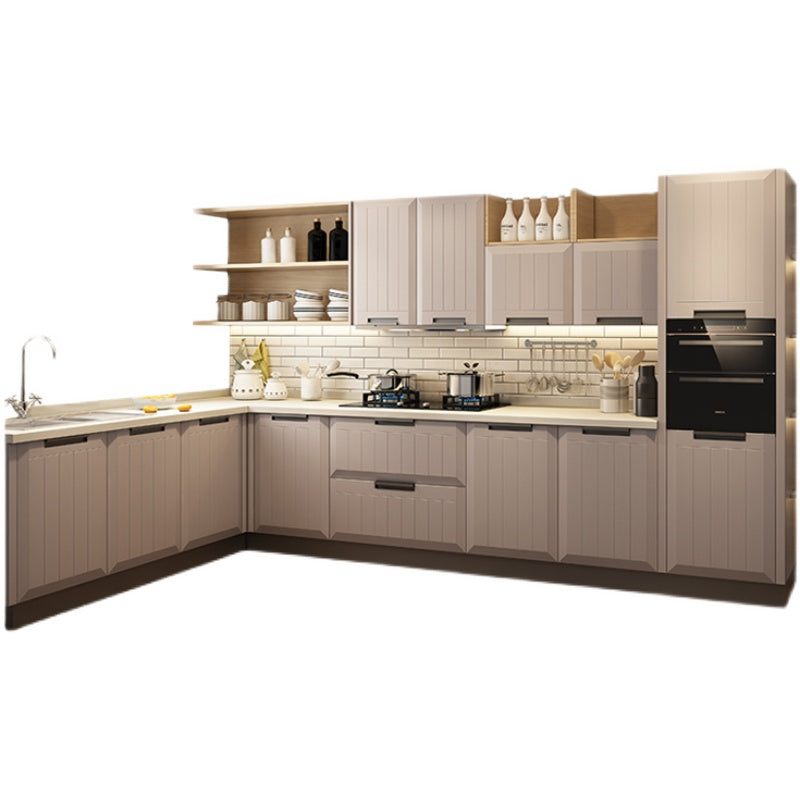 Modern High matte Luxury Baking Painting Kitchen Cabinet for 2024Idea