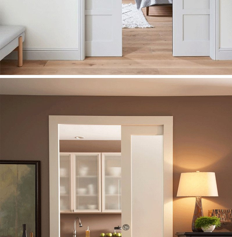 Composite Interior Wooden room Pocket Door