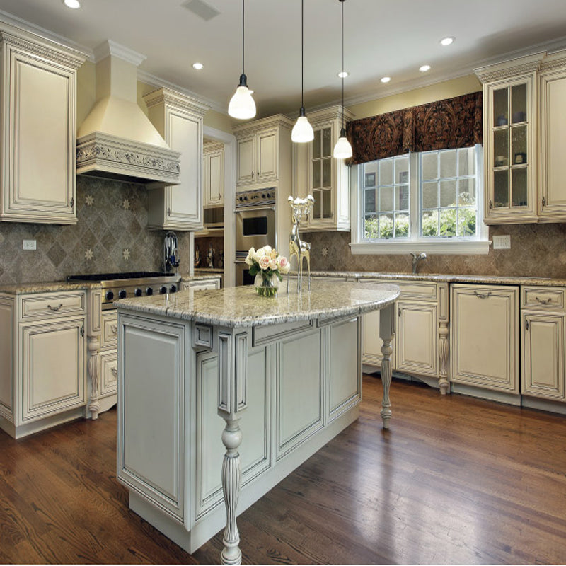 Classic Design Customized Solid Wood Modular Kitchen Furniture Design