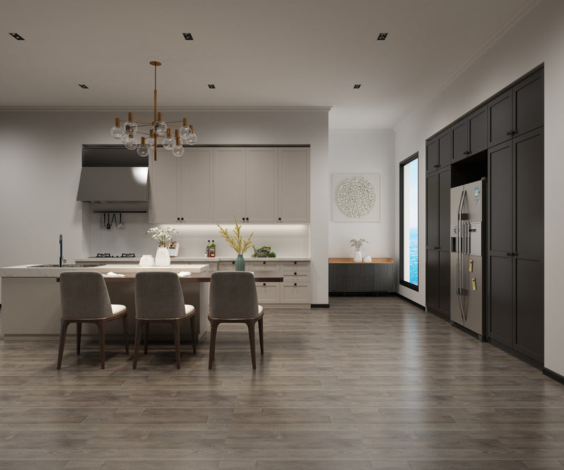 Custom North American Simple Design Classic High Quality Solid Wood Modern White Shaker Kitchen Cabinets