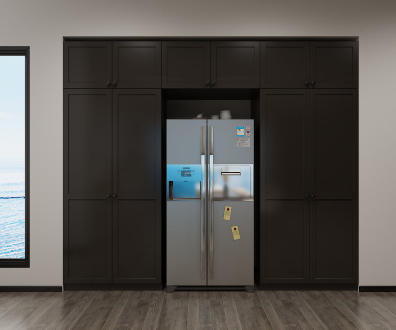 Custom North American Simple Design Classic High Quality Solid Wood Modern White Shaker Kitchen Cabinets