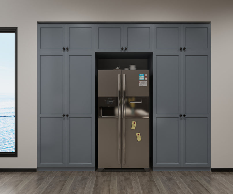 Custom North American Simple Design Classic High Quality Solid Wood Modern White Shaker Kitchen Cabinets