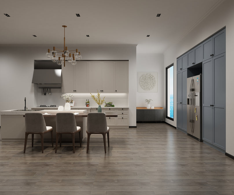 Custom North American Simple Design Classic High Quality Solid Wood Modern White Shaker Kitchen Cabinets