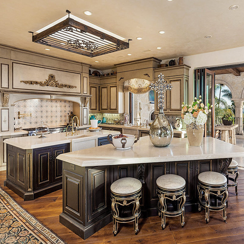 Classic Design Customized Solid Wood Modular Kitchen Furniture Design