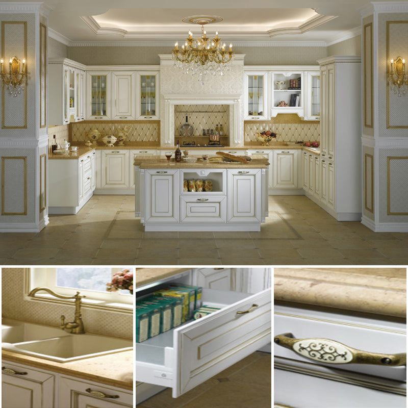 Classic Design Customized Solid Wood Modular Kitchen Furniture Design