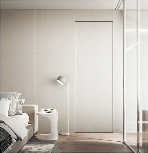 High Quality Interior Door Design Bedroom Modern room flush melamine wooden Door