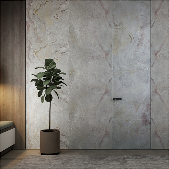 Painting modern Design Interior Wooden Door for Apartment room Door