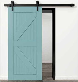 High Quality modern Design Interior Wooden Door for Apartment room hanging Sliding Door