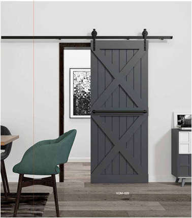 High Quality modern Design Interior Wooden Door for Apartment room hanging Sliding Door