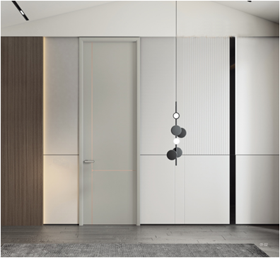 Painting modern Design Interior Wooden Door for Apartment room Door