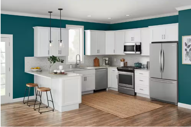 Double Doors Kitchen Framed Pantry Tall Cabinet 80 Cm Unit