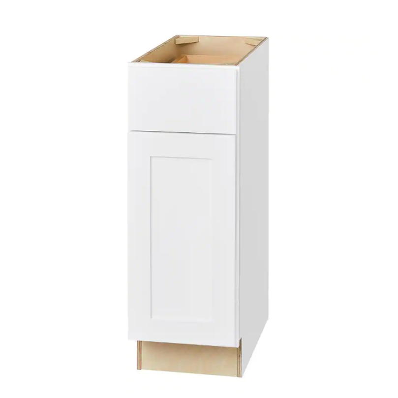 Single Door One Drawer Kitchen Framed Base Cabinet 35cm Unit
