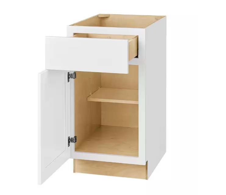 Single Door One Drawer Kitchen Framed Base Cabinet 50cm Unit