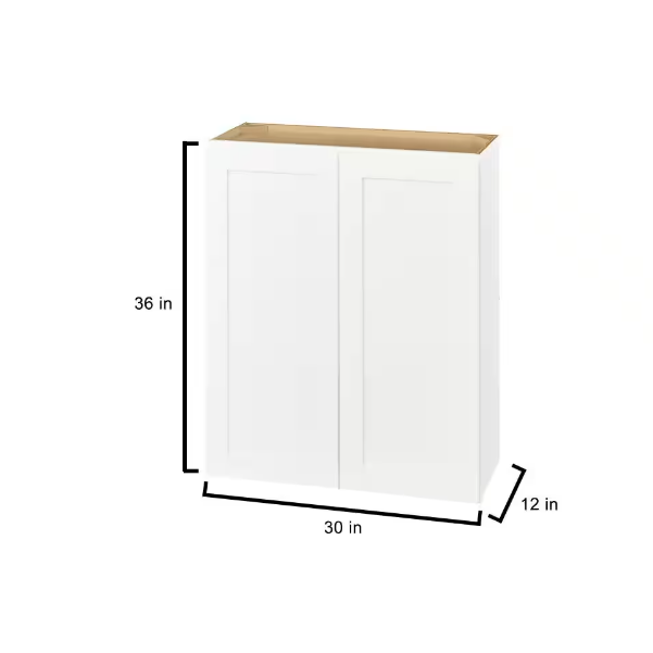 Double Doors Kitchen Framed Wall Cabinet 70cm Unit