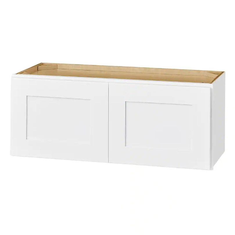 Double Doors Kitchen Framed Wall Cabinet 76cm Unit