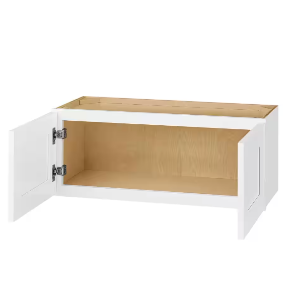 Double Doors Kitchen Framed Wall Cabinet 76cm Unit