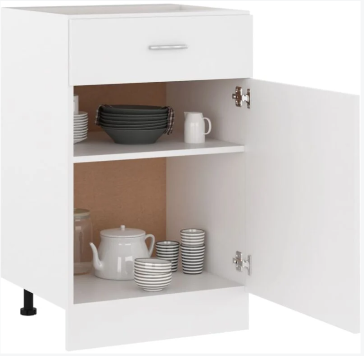 Different Size The One Door One Drawer Frameless Kitchen Base Cabinet