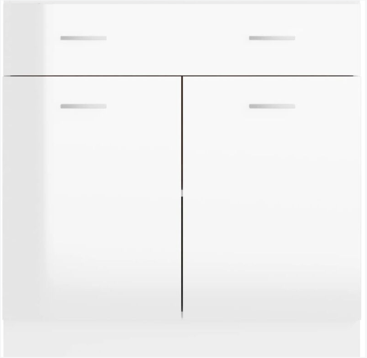 Different Size Two Doors Two Drawers Frameless Kitchen Base Cabinet 80cm Unit