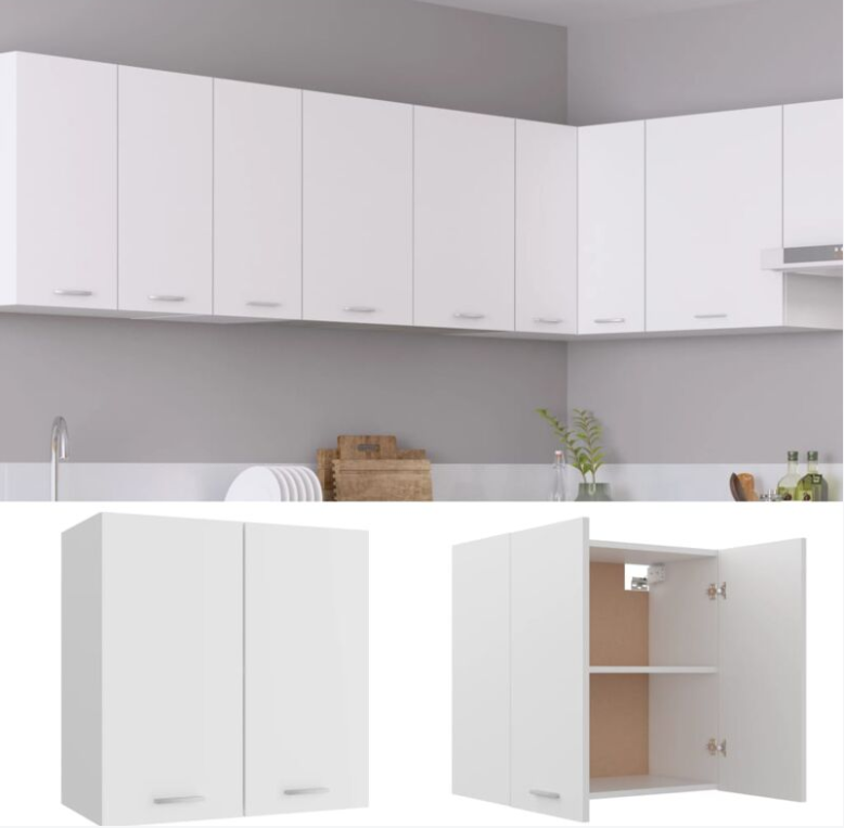 Different Color Double Doors Kitchen Frameless Wall Cabinet 70cm Unit