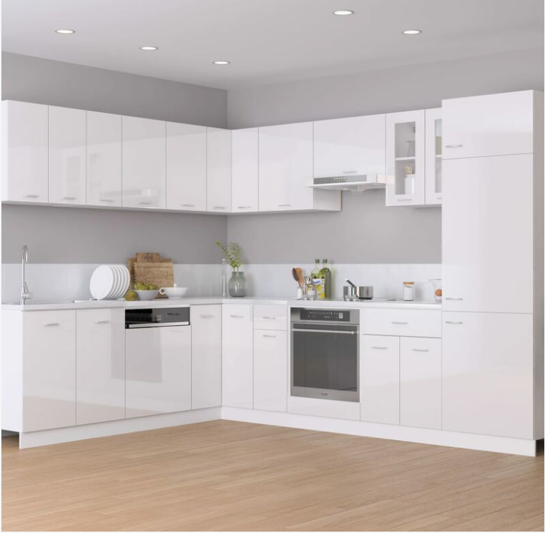 Different Color Kitchen Frameless Pantry Tall Cabinet 60cm Unit