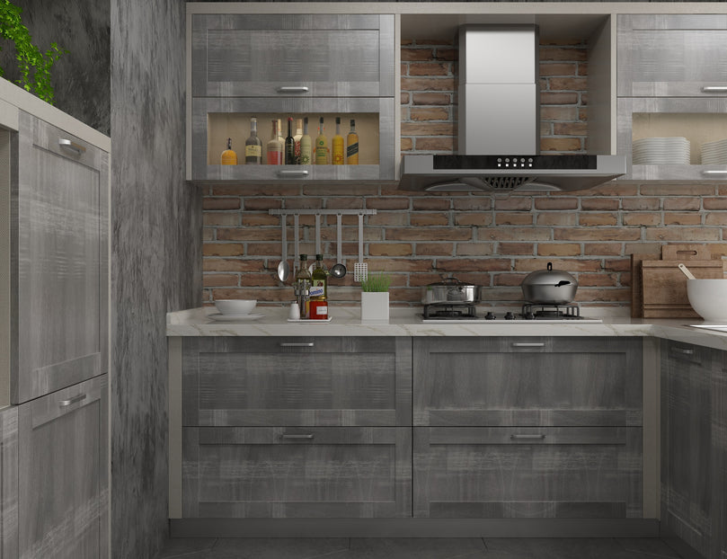 Europe Design Ready Made Solid Wood Modular Kitchen Cabinet for Shaker