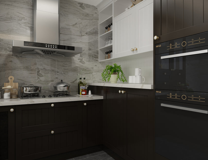 Classic Design Customized Solid Wood Shaker Style lacquering Modular Kitchen Furniture Design