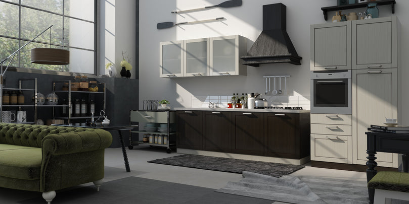 Classic Design Customized Solid Wood Shaker Style lacquering Modular Kitchen Furniture Design