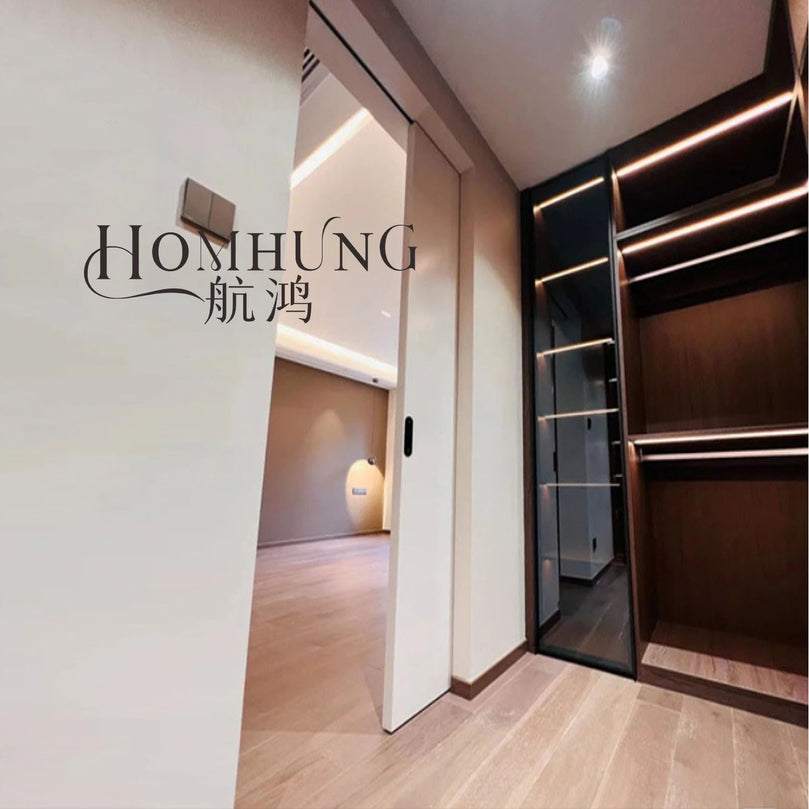 Composite Interior Wooden room Sliding Pocket Door