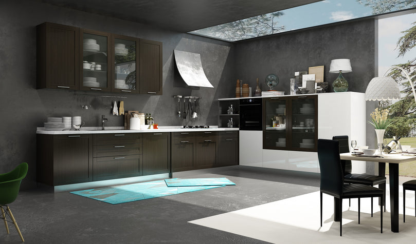 American Classic Design Customized Solid Wood Shaker Style lacquering Modular Kitchen Furniture Design