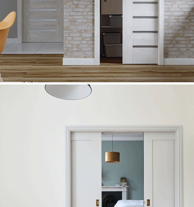 Composite Interior Wooden room Pocket Door