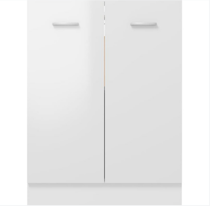 White Different Size The Unit of Two Doors Kitchen Base Frameless Cabinet